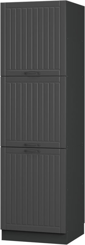 Herdumbauschrank Fame-Line, Dunkelgrau, 60 cm, Vicco