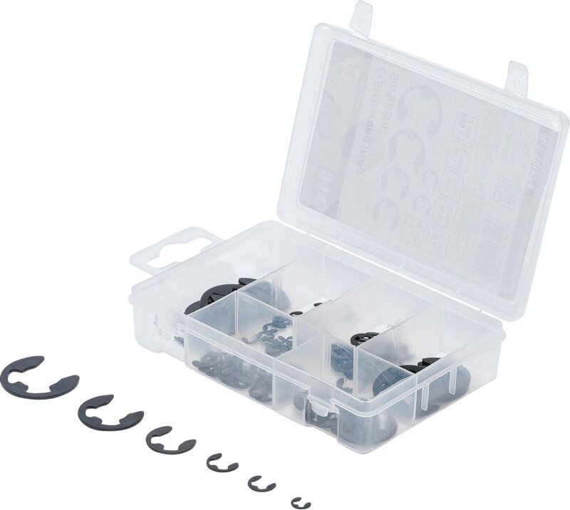 E-Sicherungsring-Sortiment 3 - 15 mm 94-tlg.