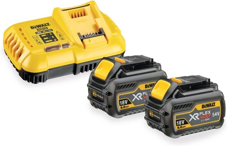 Dewalt - Starter-Set FlexVolt DCB118T2-QW 2x 6,0 DCB546 und 1x Ladegerät DCB118