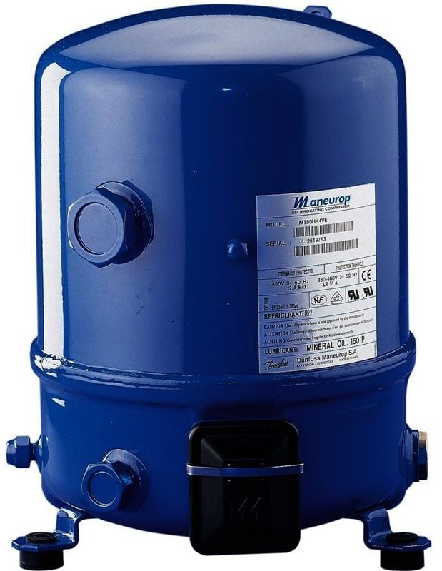 Maneurope-Kompressor MTZ-56-4VI R134A R404A 380V 4 1/2CV Hochtemperatur 96,13 cm3