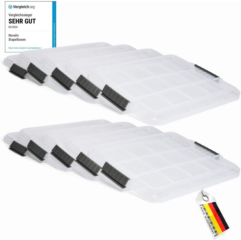 Novaliv - 10x Frischhaltedosen Deckel