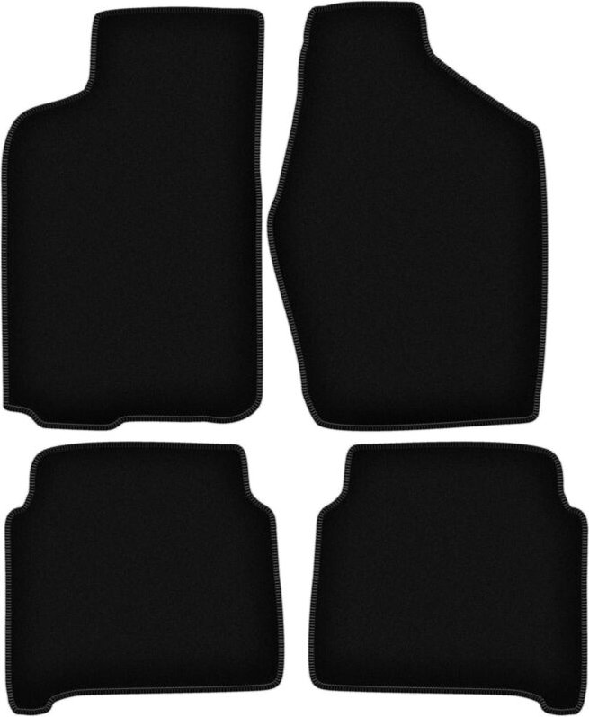 BASIC schwarze Veloursmatten für: Toyota Camry V20 II Limousine (1986-1991)