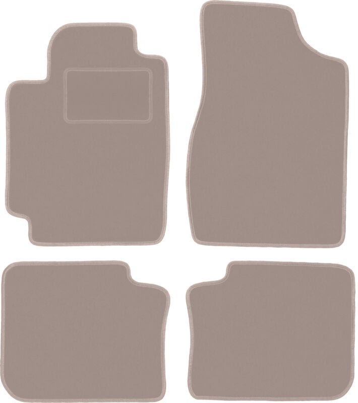 Beige Veloursmatten für: Toyota Camry VI Limousine (2001-2006)