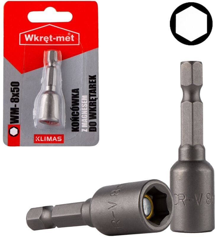 Schraubendreherbit mit SECHSKÖPFIGEN KÖPFEN. MAG. WM M8x50