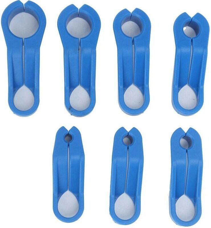 7-teiliges Werkzeugset zum Trennen von Kraftstoffleitungen und Klimaanlagenleitungen, abgewinkelt, ABS-Kunststoff, unive...