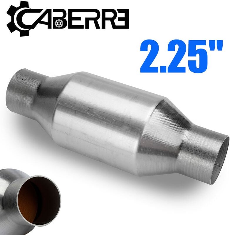 Drei-Wege-Katalysator, Durchmesser: 2,25 Zoll, Länge: 11 Zoll, mittlerer Durchmesser: 4 Zoll, universeller Hitzeschild-L...