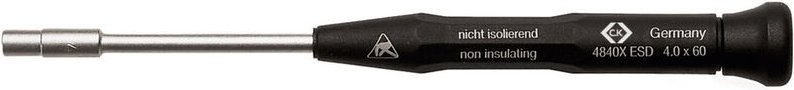 C.k Magma - c.k esd Steckschlüssel-Schraubendreher Schlüsselweite (metrisch): 4.5 mm Klingenlänge: 60 mm