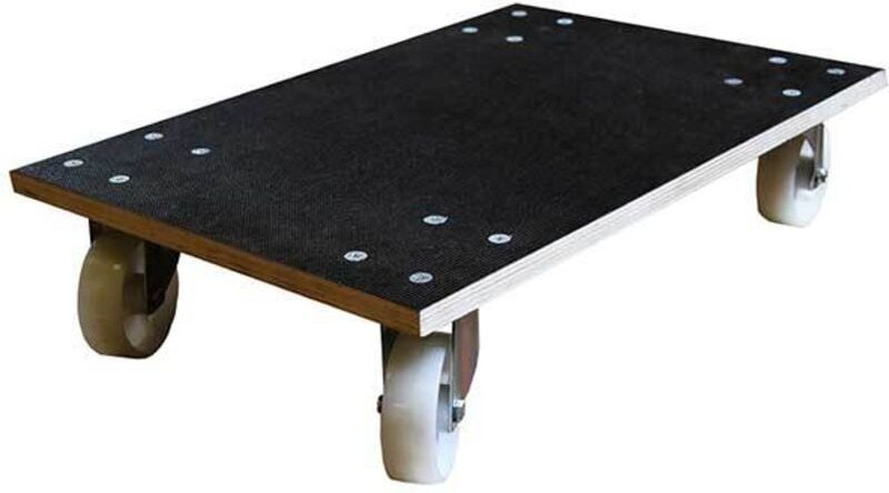 Holzablage 600x400mm - Polyamidräder - Tragfähigkeit 350kg - PB33