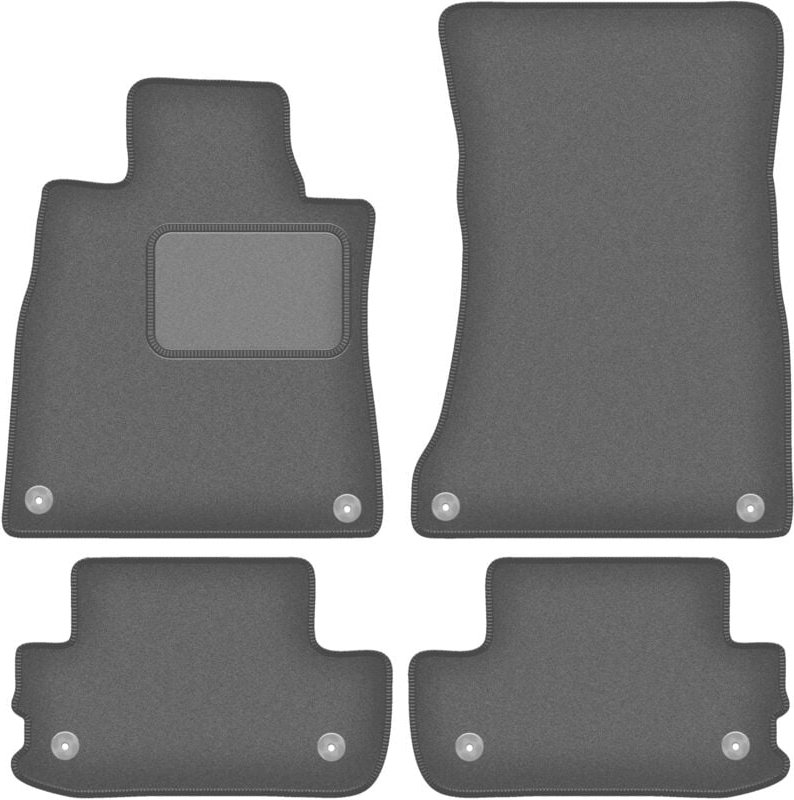 Graphit-Fußmatten für: Mercedes S W222 Coupé (2013-)