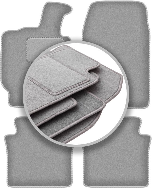 Graue Autofußmatten für: Lancia Thesis Limousine (2001-2009)