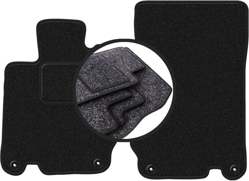 ANTHRA Autofußmatten für: Mercedes SL R230 Roadster (2001-2011)