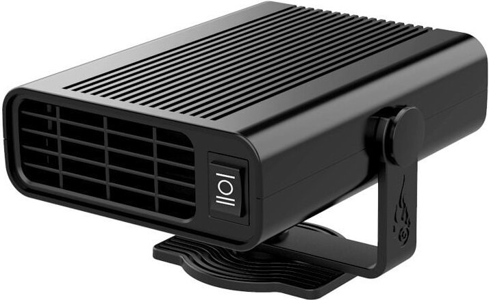 Thumbnail - 2-in-1-Autoheizung, 12 V, 120 W, tragbarer Auto-Schnellentfroster, um 360 Grad drehbarer Auto-Windschutzscheiben-Entfros...