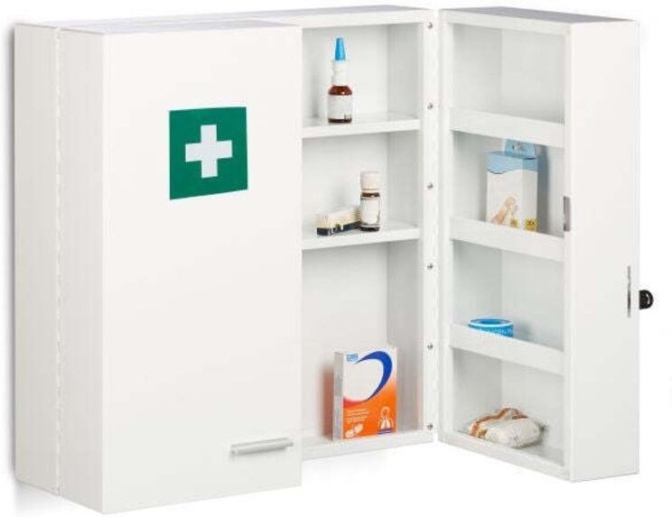 Northix - Abschliebarer medikamentenschrank 8831