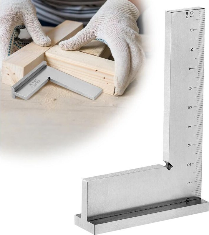 Hutwinkel, Präzisions-Zimmermannswinkel, rechtwinklige Blöcke, Ingenieurwerkzeuge aus massivem Kohlenstoffstahl, Zimmerm...