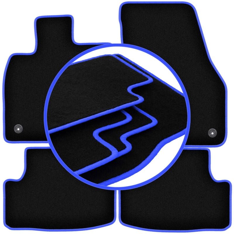 CARLUX-BLUE Automatten für: Skoda Karoq Crossover (2017-)