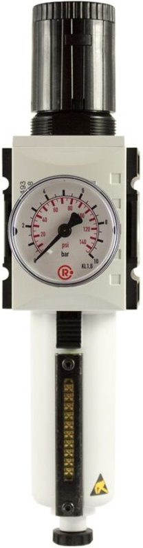 Filterregler »futura«, mb, sr, Mano, bg 4, g 1, 0,5-8 bar, ha - Riegler