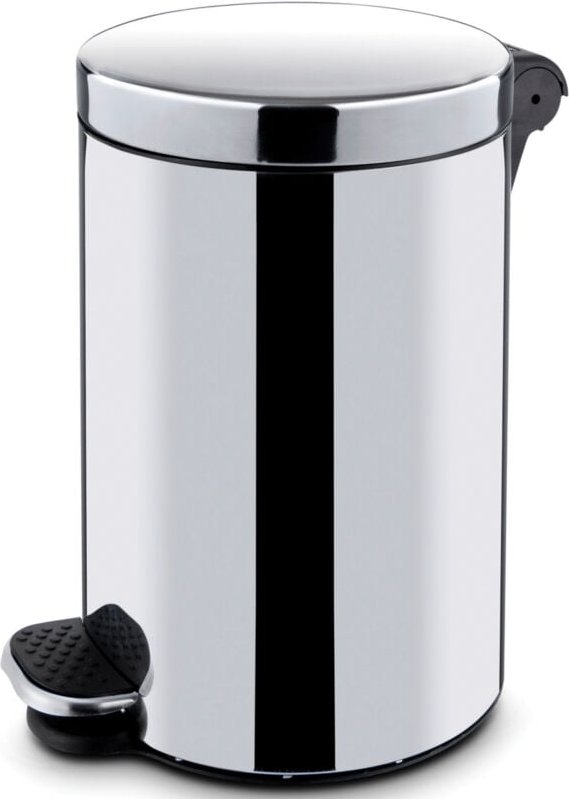 Abfalleimer aus Stahl mit Einsatz, Fußbetätigung, 30L - Hendi 691342