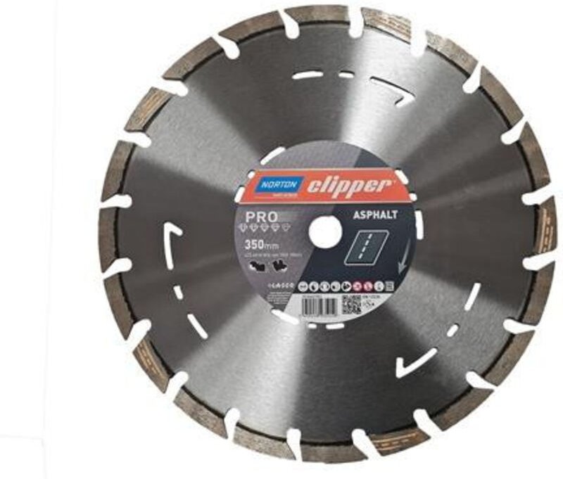 Thumbnail - Diamanttrennscheibe D.350mm Bohr.25,4mm f.Trennschleifer/Fugenschneider