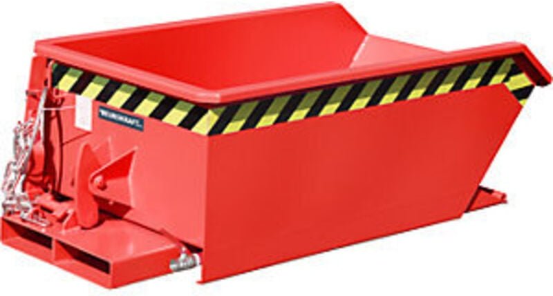 Bauer Mini-Spänebehälter SMGU 230, lackiert, Feuerrot