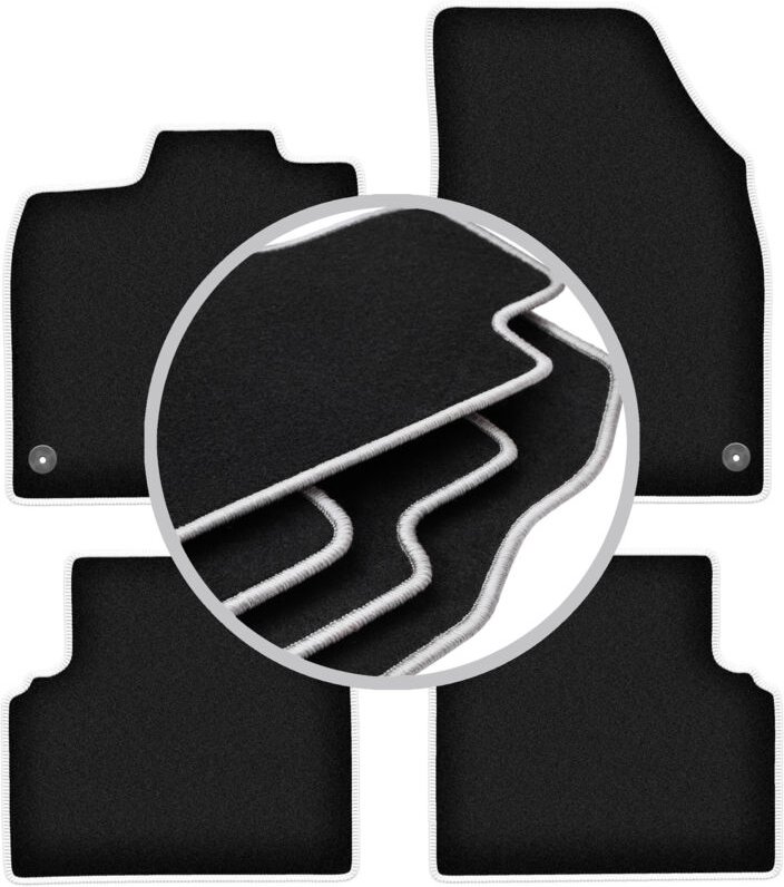 CARLUX-SILVER Autofußmatten für: Volkswagen ID.3 Fließheck (2019-)