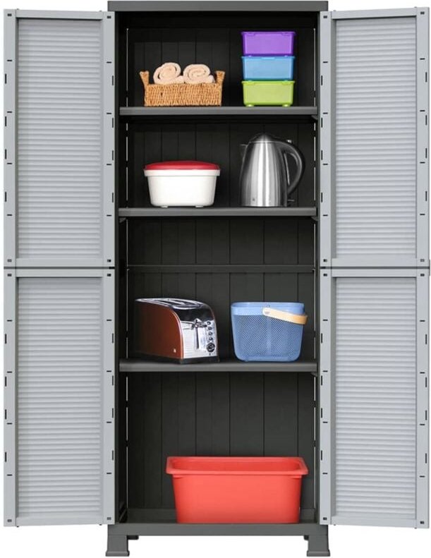 Kunststoffschrank 68x39x171,5 cm - Vidaxl