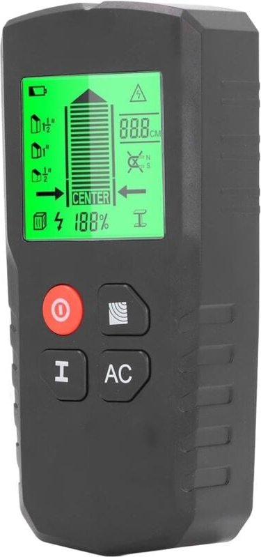 5-in-1-Bolzensucher-Werkzeug, Wandscanner mit LCD-Display – Empfindlicher und genauer Detektor für Holz, Rohre, Metalle,...