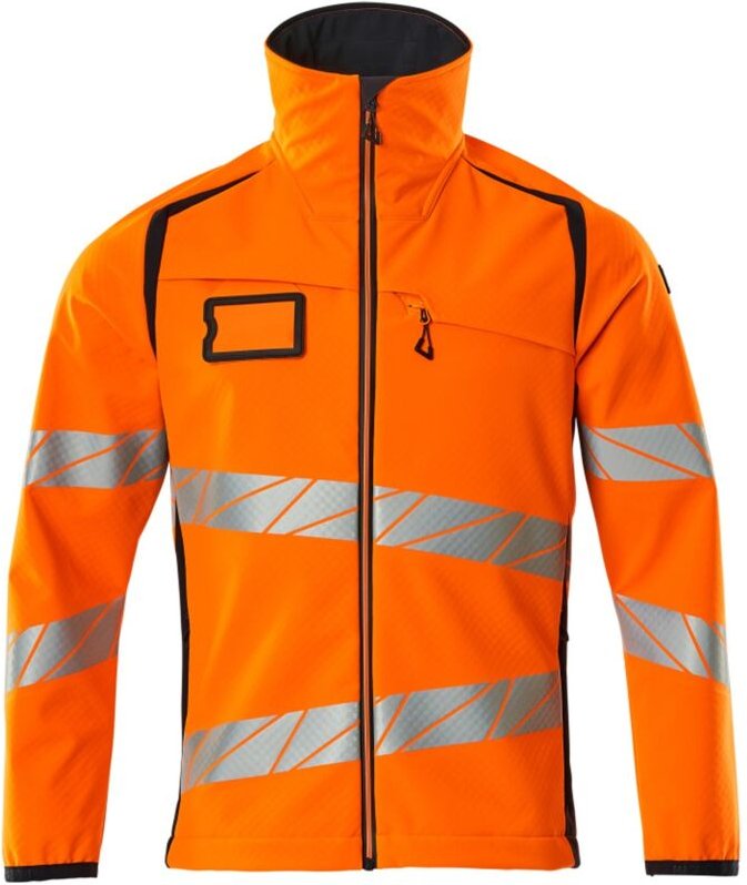 Accelerate safe Softshelljacke 19002-143-14010 Gr. 5XL hi-vis orange/schwarzblau - Mascot