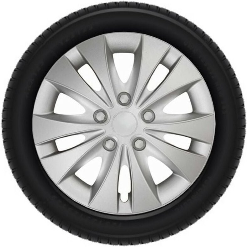 Radkappen-Satz - 14 Zoll - Storm - Silber