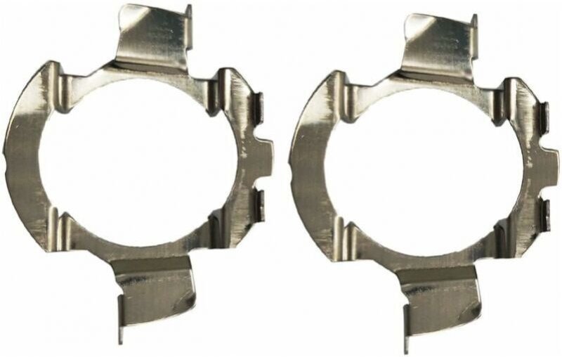 Cyslmuk - 2 stücke Metall led H7 Lampen Adapter Lampe Basis Halter Halterung Clip für Quasquai/Polo 6r/Polo 9r/Jetta Spo...