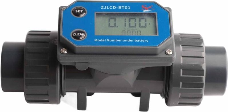 Durchflussmesser mit digitaler Anzeige, hochpräziser, reaktionsempfindlicher Wasserdurchflusssensor für die Bewässerung ...