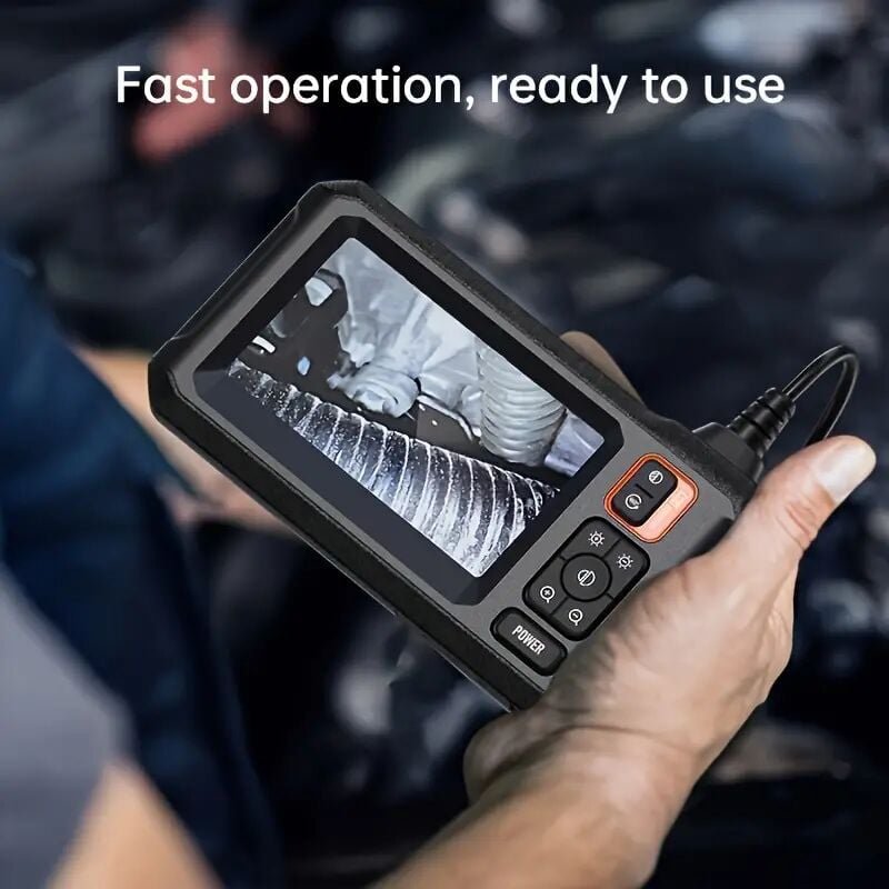 Einfach zu bedienende 1080P-Endoskopkamera, IP67, wasserdicht, HD-Endoskop, 4,3-Zoll-IPS-Bildschirm, 170-Grad-Betrachtun...