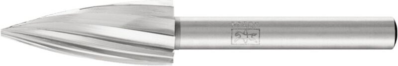 Thumbnail - Pferd - hss Frässtift Spitzbogenform k ø 12x30mm Schaft-Ø 6 mm z 1 universal grob