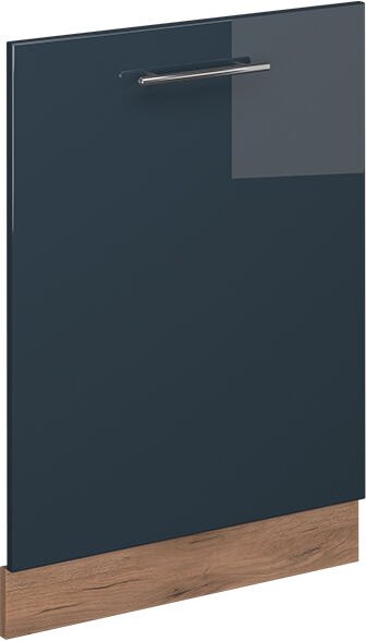 Geschirrspülblende Fame-Line, Dunkelblau Hochglanz, 60 cm ohne Arbeitsplatte, Vicco