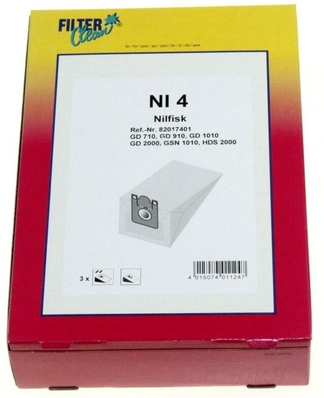 Beutel (x5) für Nilfisk Advance Vacuum Cleaner