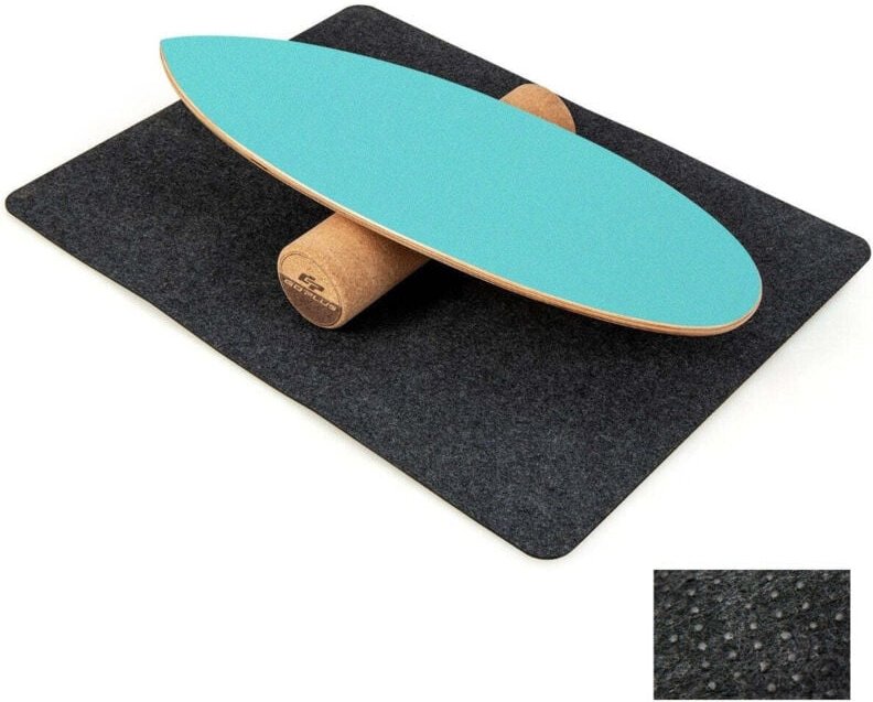 Balance board aus holz wobble board mit rolle decke 3 in 1 balance board kit blau