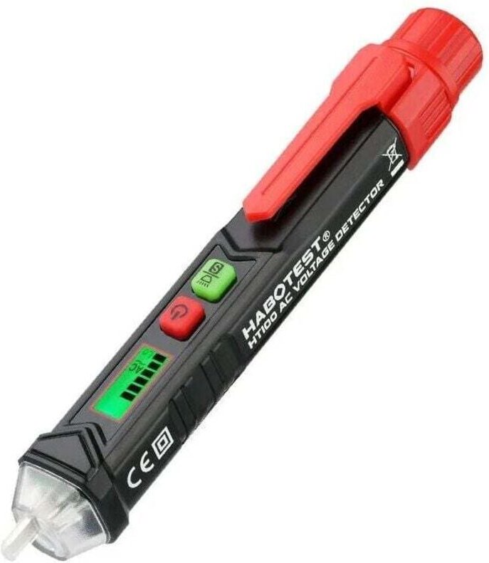 Alovez - Berührungsloser Spannungsprüfer/Kabelbruchortung/Stromprüfer, Kabel-Tracker 12–1000 V/48 V–1000 v