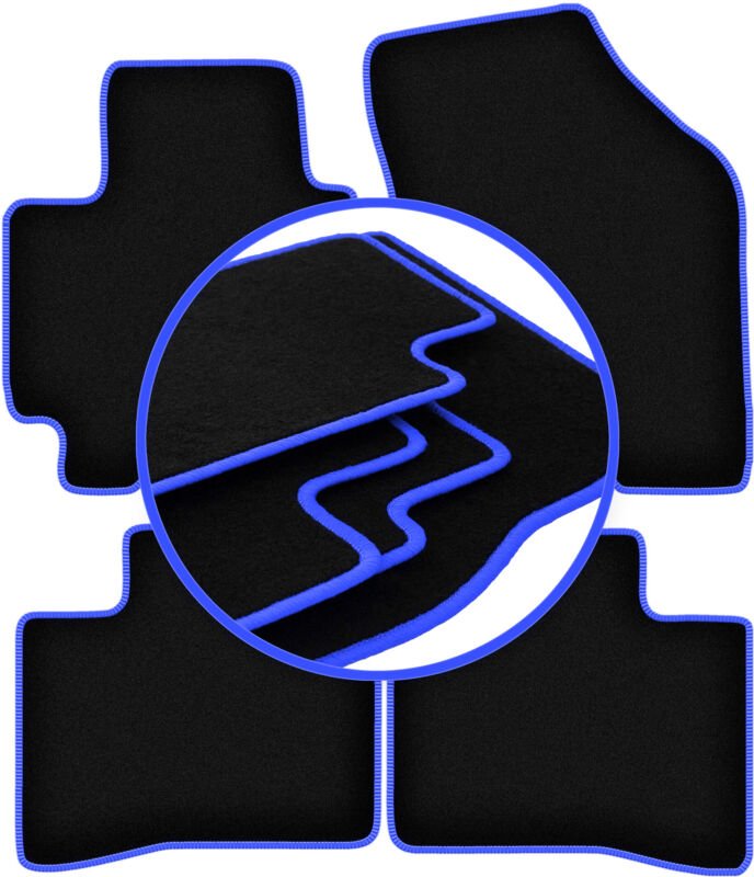 CARLUX-BLUE Auto-Fußmatten für: Suzuki Swift V Fließheck (2017-)
