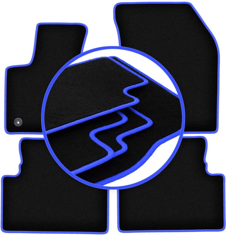 CARLUX-BLUE Autofußmatten für: Citroen C5 Aircross Crossover (2019-)