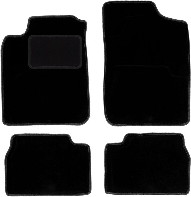 Schwarze Veloursmatten für: Daihatsu Charade Fließheck (1994-2000)