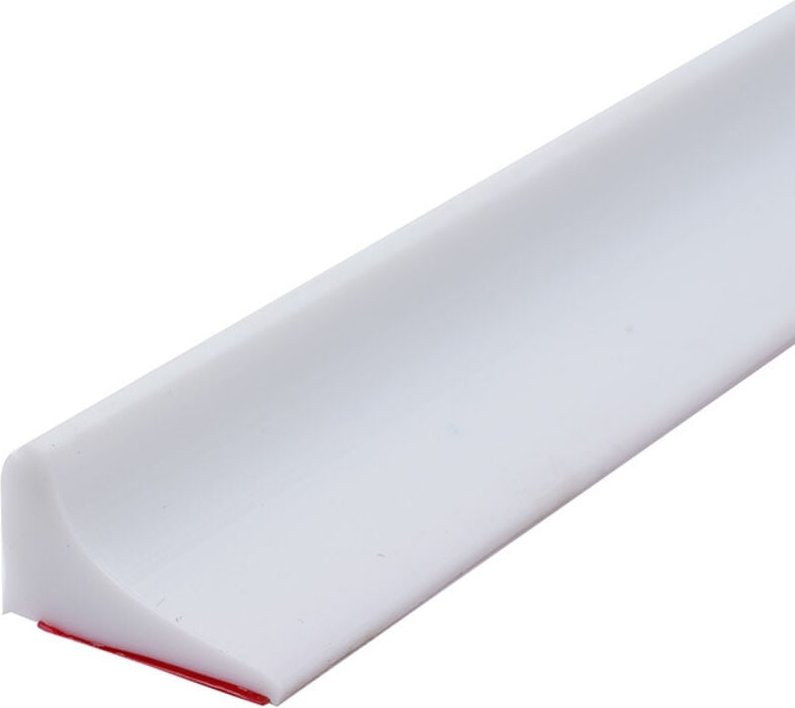 100 cm Silikon-Duschbarriere, selbstklebende Duschschwelle gegen Überlauf, Duschwasserdamm, Duschschwellen-Wasserdamm, f...