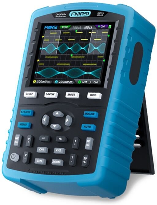 FNIRSI DPOX180H Handheld Digital Phosphor Oszilloskop 180MHz-3DB 50000wfms/s Zweikanal 20Mhz XY ZOOM FFT Signal Generato...
