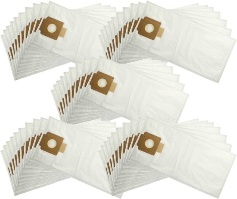 50x Staubsaugerbeutel kompatibel mit Kärcher t 12/1, t 11/1 Classic hepa Staubsauger - Mikrovlies, 7 l, Typ t, 55cm x 24...