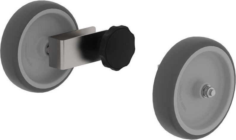 Günzburger Steigtechnik - 2x Hubrollen für Plattformleiter steckbar - 052085