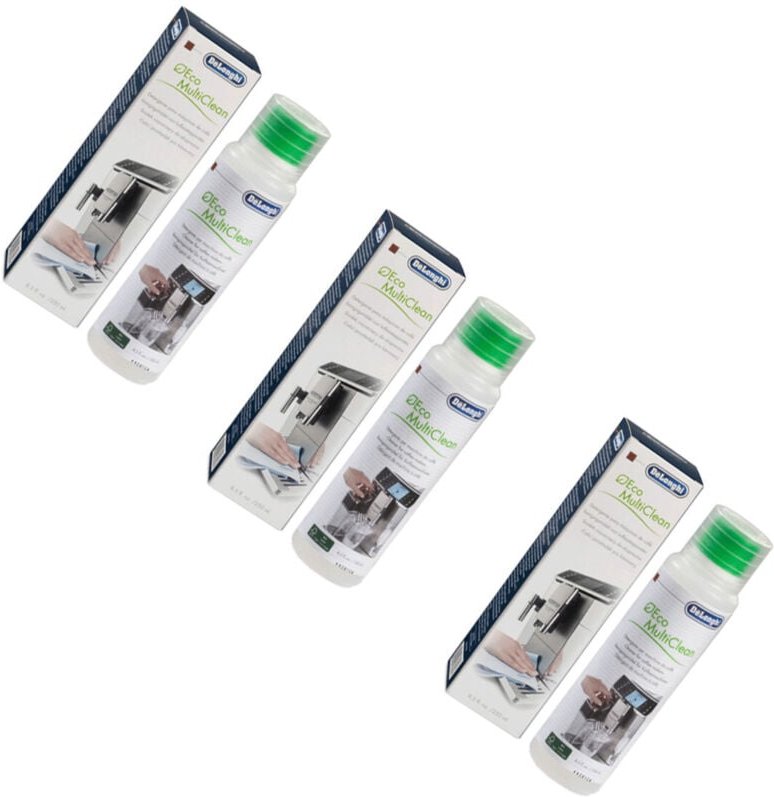 Ersatzteil - 3er-Set Eco Multiclean Reiniger DLSC550 (ersetzt SER3013) - - DELONGHI, KENWOOD, ARIETE, ROWENTA, BRAUN, SI...