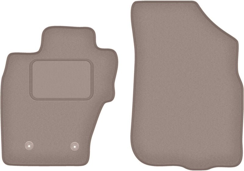 Thumbnail - Beige Vordermatten für: Dacia Duster I 4WD SUV (2010-2018)