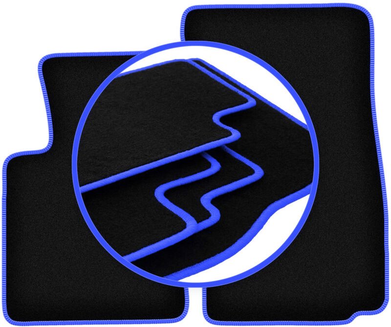 CARLUX-BLUE Autofußmatten für: BMW Z4 E86 Coupé (2002-2008)