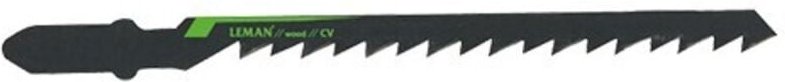 5 Stichsägeblätter cv - Lu. 75 mm Teilung 4 mm - Laubsägearbeit für Holz Leman 7012.05