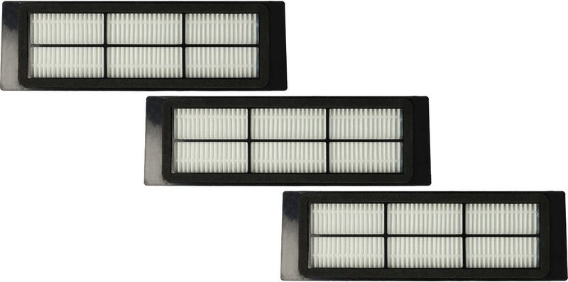 3x Filter kompatibel mit Xiaomi Roborock S50, S51, S55 Saugroboter, Staubsauger Roboter - Filtereinheit - Vhbw
