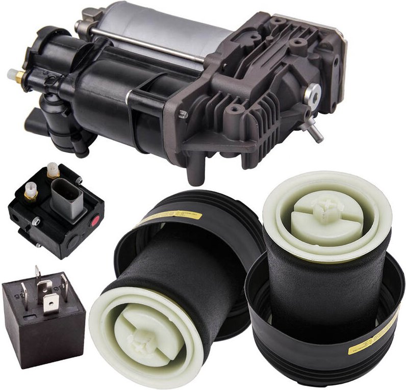 BFO - 2x Federung Luftfederung + Kompressor + Ventil Für bmw X5 E70 X6 E72 372067994192x Federung Luftfederung + Kompres...