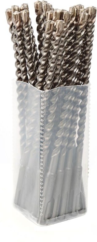 Pack mit 25 Betondübeln Booster-plus 3 Schneiden SDS-plus - 157M Ø 12 Länge. Nützlich 150 Gesamtlänge 210